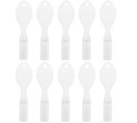 BESPORTBLE 10pcs Mini Soft Manual Toothbrushes with Plastic Handles and Nylon Bristles for Prisons and Rehabilitation Centers, Easy to Clean and Designed for Inmate Use
