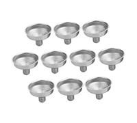 BESPORTBLE 10Pcs Mini Stainless Steel Funnels for Filling Bottles Compact Liquid Dispensing Tools for Oil Vinegar Soy Sauce Travel Friendly Kitchen Funnels