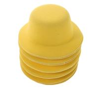 BESPORTBLE 10pcs Mini Top Hats Bright Yellow Tiny Felt Bowler Caps for DIY Crafts Pets Dolls Hairpins Party Decorations Multipurpose Handmade Accessories for Holiday Ornaments