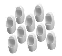 BESPORTBLE 10pcs Miniature Urinal Toilet Model for Dollhouse DIY Crafts Realistic Public Restroom Scene Accessories Handcrafted Mini Toilets for Architectural Models and Educational Play