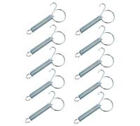 BESPORTBLE 10pcs Multi-purpose Cage Door Spring Hooks for Chicken Pigeon and Pet Cages Easy to Install Lightweight and Convenient Spring Hanger for Locking