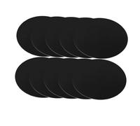 BESPORTBLE 10pcs Non Stick Round Cake Base Boards Black Paper Cake Drums for Wedding Birthday Party Displays and Eye Catching Presentation