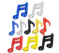 BESPORTBLE 10Pcs Notes Foil Balloons Party Decorations for Music Themed Concerts Birthdays Rock and Events Reusable Balloon