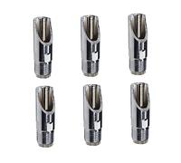 BESPORTBLE 10pcs Pig Drinking Water Faucet Stainless Steel Anti-Splash Dispenser Copper Cap Reduces Water Waste Easy Maintenance Silver