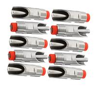 BESPORTBLE 10pcs Piglets Feeder Auto Pig Waterer Stainless Steel Livestock Drinking System