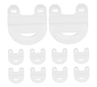 BESPORTBLE 10pcs Plastic Cage Buckles Wire Clips for Small Pets Rabbit Chinchilla Bunny Cages Durable Secure Fast Assembly Fixed Side Lock Accessories