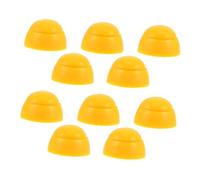 BESPORTBLE 10pcs Plastic Nut Caps for Playground Equipment Uv-resistant Screw Protective Covers for Slides Easy Install Bolt Safety Caps in Vibrant Yellow