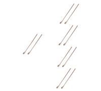 BESPORTBLE 10pcs Portable Lizard Food Scoop Pet Feeding Spoon Reptile Accessory Safe Stainless Steel