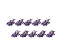 BESPORTBLE 10Pcs Pull-Back Kart for, Plastic Educational Vehicle Set, Random Colors, Preschool Learning and Play Car Collection Random Color