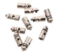 BESPORTBLE 10pcs Rc Airplane Rod Adapter Precision Linkage Stoppers for Exact Rudder Angle Adjustment Enhance Maneuverability Stability Model Aircraft