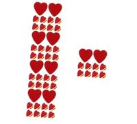 BESPORTBLE 10pcs Red Heart Enamel Lapel Pins - Zinc Alloy Valentines Day Accessories for Weddings and Celebrations - Ideal Couples to Express Love and Affection