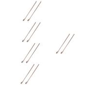 BESPORTBLE 10pcs Reptile Feeding Spoons Stainless Steel Tools for Bearded Dragons and Lizards Convenient and Practical Design for Wet Food