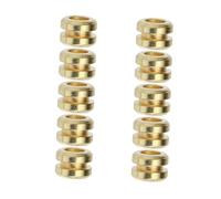 BESPORTBLE 10pcs Resistant Metal Guitar String Beads Replacement Parts for Folk and Classical Guitars Durable Smooth Finish for Enhanced Sound and Playing Experience