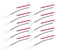 BESPORTBLE 10PCS Resistive Stylus Pens with Spring Coil Rope High Sensitivity Capacitive Touchscreen Pencil for Tablets and Phones Lightweight Precision Drawing Tool for Digital Art and