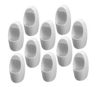 BESPORTBLE 10pcs Scale Mini Toilet Handcrafted Architectural Model Miniature Public Restroom Furniture for Dollhouse DIY School Projects and Train Dioramas