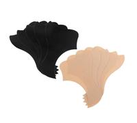 BESPORTBLE 10PCS Self Adhesive Guitar Pickguard Decal Scratch Plate for Acoustic Guitars Elegant Black Design Easy Installation with Protective Film