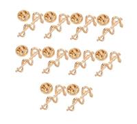 BESPORTBLE 10pcs Snake Caduceus Brooch Medical Jewelry Pins for Doctors Nurses Chic Design Symbolizing Care Formal Brooches for Clothes Cardigans Scarves Unique Nursing Present