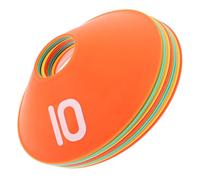 BESPORTBLE 10pcs Sports Training Cones for Soccer Basketball Football Lightweight PE Disc Markers for Agility Drills Portable Field Equipment for Indoor Outdoor Practice