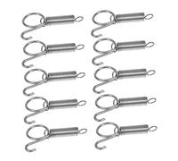 BESPORTBLE 10pcs Spring Hooks for Pigeon Cage Durable Cage Door Hangers Easy to Install Prevents Escapes for Rabbits Birds and Other Pets