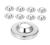 BESPORTBLE 10pcs Stainless Steel Decorative Cover for Shower Sprinkler Pipeline Flange Water Shielding for Bath Faucet and Valve Applications Easy to Install Resistant Design