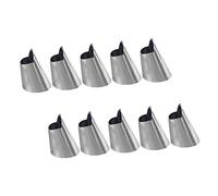 BESPORTBLE 10Pcs Stainless Steel Finger Guards Kitchen Essential Finger Protectors for Safe Chopping Dicing Vegetable Cutting to Prevent Injuries