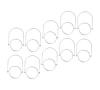 BESPORTBLE 10Pcs Stainless Steel Jar Handles for Canning Jars Hanging Hooks Smooth Safe Installation Versatile for Glass Bottles Solar Lanterns