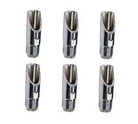 BESPORTBLE 10pcs Stainless Steel Pig Drinking Faucet Copper Duckbill Cap Anti-Splash Water Dispenser Strong Spring Easy to Use Silver