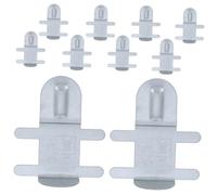 BESPORTBLE 10pcs Stainless Steel Rabbit Fixing Clips Small Pet Cage Clip Connectors Wire Cage for Rabbit Pen