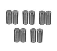 BESPORTBLE 10pcs Stainless Steel Salt and Pepper Shaker Seasoning Mill for Kitchen Pepper Dispenser Jar Black