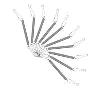 BESPORTBLE 10pcs Stainless Steel Spring Hooks for Water Bottles and Feeders Secure Clips for Small Animal Cages Easy Installation Compatibility for Guinea Pigs Hamsters