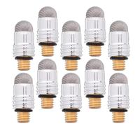 BESPORTBLE 10Pcs Stylus Pen Tips Replacement M5 Thread 6.0Mm Diameter Conductive Silver Fiber Nibs Wear-Resistant Touch Stylus Tips for Tablets Smartphones Capacitive Screens