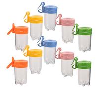 BESPORTBLE 10pcs Transparent Insect Observation Box with Flip Lid Portable Plastic Bug Viewer Container for Backyard Exploration and Science Learning Clear Collector Case for Close Bug Study