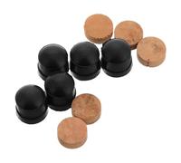 BESPORTBLE 10pcs Trumpet Repair Kit Brass Valve Cork Pads and Trombone Slide Rubber Bumpers, Soft Keys Support, Cork Stoppers for Wind Instrument Maintenance