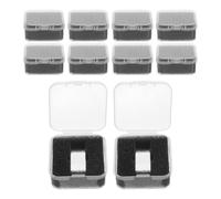 BESPORTBLE 10pcs Turntable Stylus Protective Box with Pvc Material, Sturdy Storage Case for Record Player Stylus and Vinyl, for Replacement Cartridge Packaging and Long-term Protection