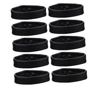 BESPORTBLE 10pcs Watchband Keeper Ring Strap Ring Genuine Leather Watch Parts for Replacement Straps for Watches Leather