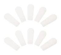 BESPORTBLE 10Pcs White Rubber Claw Sleeves for Doll Machines, Non-Slip Protective Covers for Crane Grabber, Vending Machine Claw Attachment Accessories for Arcade Candy Grabber