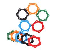 BESPORTBLE 10pcs Wireless Handheld Microphone Shockproof Protection Rings 35mm Inner Diameter Non-slip Mic Roll Rings for Karaoke Conference News Interviews Multi-color Set
