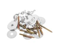 BESPORTBLE 10sets Bird Cage Hardware Kit Stainless Steel Screws Washers Wing Nuts Fixing Accessories for Bird Perch Platforms Hamster Board Pole Quick Assembly for Safe and Stable Pet Habitat