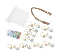 BESPORTBLE 10sets Ocean-themed Keychain Tropical Fish Seashell Charms for Beach Bag Pendants Cartoon Style Sea Party Favors Fillers