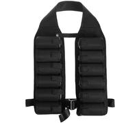 BESPORTBLE 12 Can Beer Backpack, Hands-Free Drink Holding Vest for Festivals, Sturdy Oxford Fabric Beer Belt for Outdoor Camping and Stag Parties, Beverage Carrier, Black