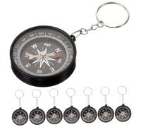 BESPORTBLE 12 Pcs Compass Key Ring Wallet Chain Wrist Key Holder Megaphone Keychain Lanyards for Neck Lanyard for Keys Keychain Charms Keychain Backpack Compass Treasure Maps for Silver