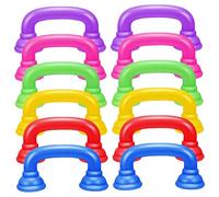 BESPORTBLE 12 Pcs Whisper Phones Toy Telephone Receivers for Kids, Colorful Abs Plastic Speech Therapy and Reading Phones Set, Pretend Play Communication Devices for Toddlers