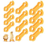 BESPORTBLE 12 Pieces Spreader Leg Orthosis for Chicks Chicken Leg Band Footrest Spread Correction Supply for Baby Birds Hobbling Aid Leg Splint Stabiliser for Pigeons Ducks Parrots