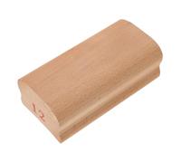 BESPORTBLE 12 Radius Luthier Tool Leveling Block Guitar Sanding Block Fingerboard Radius for Guitar Making and Fret Leveling