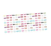 BESPORTBLE 120pcs Elegant Pet Hair Accessory Dog Bowknot Hair Rope Tie for Dogs Fashion Bow Ring Stylish for Daily Use