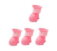 BESPORTBLE 12pcs Anti-slip Dog Rain Boots for Dogs Lightweight Outdoor Pet Rain Shoes Durable Sole for Rainy Days