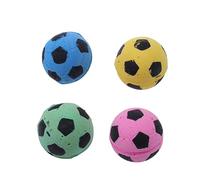 BESPORTBLE 12pcs Cat Toys Sponge Football Soccer Balls Cat Soft Toy Balls Pet Plaything Random Color