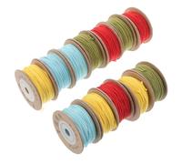 BESPORTBLE 12pcs Chinese Knotting Cord Cotton String Cord for Bracelets Cotton Beading Thread for Necklace Beading Dream Catchers Jewelry Making Christmas Ornament Braid Hair