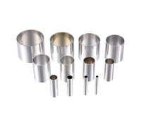 BESPORTBLE 12pcs Circle Ring Clay Cutter Indentation Round Cutters Mold Stainless Steel Sturdy Mini Round Shape for Professionals DIY Lovers Clay Handwork Baking