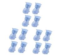 BESPORTBLE 12pcs Dog Boots Rain Shoes for Puppies Outdoor Tep Design for Rainy Days Keep Paws